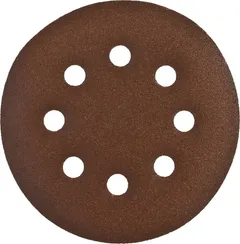 Круг шлифовальный ЗУБР ″СТАНДАРТ″ из абразивной бумаги на велкро основе, 8 отв., Р180, 125мм, 5шт