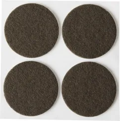 STAYER d 35 мм, самоклеящиеся, фетровые, 4 шт, коричневые, мебельные накладки (40910-35)