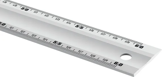 STAYER 0.6 м, алюминиевая линейка, Professional (34383-60)