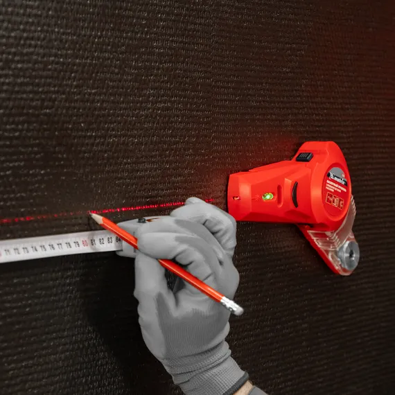 Лазерный уровень с приспособлением для сверления и пылесборником Matrix