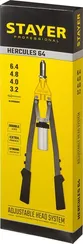 STAYER HERCULES-64, 3.2 - 6.4 мм, 530 мм, усиленный двуручный заклепочник, Professional (3106)