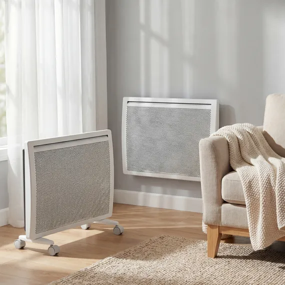 Конвектор гибридный электрический HybridX-1500, ИК нагреватель, цифровой термостат Denzel