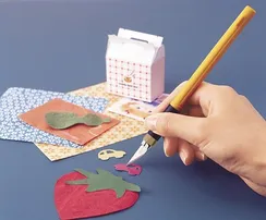 OLFA с профильными лезвиями 6 мм, 4 шт, перовой нож (OL-AK-4)