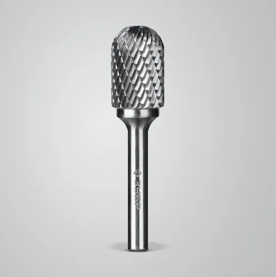 ЗУБР 16х25 мм, тип C (цилиндр со сферическим концом), хв-к 6 мм, твердосплавная борфреза, ПРОФЕССИОНАЛ (28802-16-25)