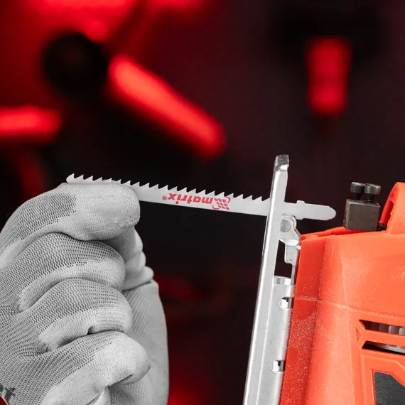 Полотна для электролобзика по дереву, 3 шт, 90 х 4 мм, HCS, EU- хвостовик Matrix