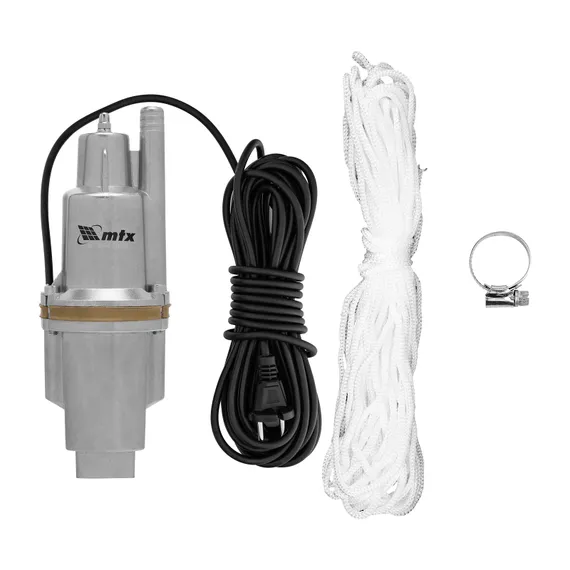 Вибрационный насос VP-300-10, верхний забор, 300 Вт, напор 75 м, 1200 л/ч, кабель 10 м MTX