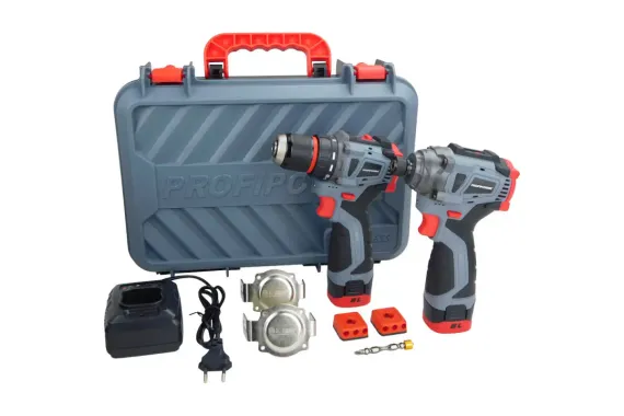 Набор PROFIPOWER 2в1 :Дрель аккумуляторная BL-161+Винтоверт аккумуляторный BL-162 2 акб 2Ач E0227