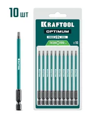 KRAFTOOL OPTIMUM TX 20, 100 мм, 10 шт, биты (26126-20-100-S10)
