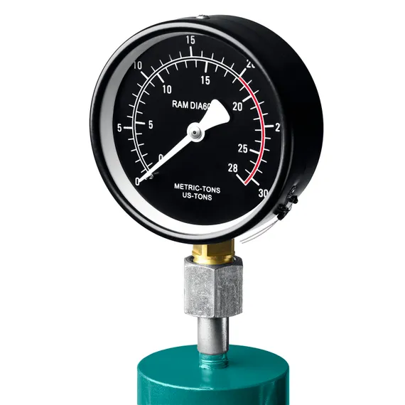 KRAFTOOL PMP-20, 20 т, гидравлический пресс с гидронасосом и манометром (43472-20)