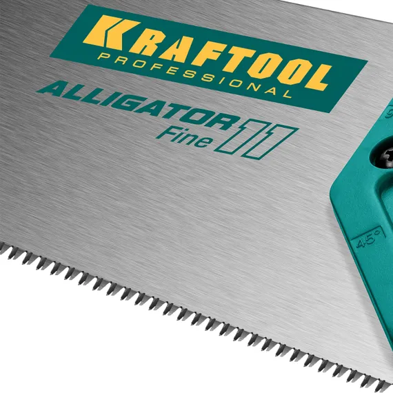 KRAFTOOL Alligator Fine 11, 400 мм, ножовка для точного реза (15203-40)