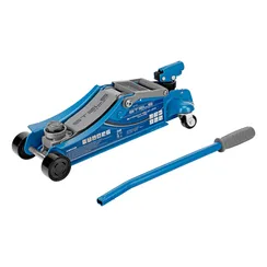 Домкрат гидравлический подкатной, поворотная рукоятка, 2т LOW PROFILE, 100-350 мм Stels