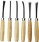 STAYER MaxCut 6 предм, набор фигурных стамесок-резцов по дереву (1832-H6)
