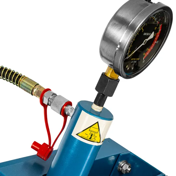 Пресс гидравлический с манометром, 12 т (комплект из 2 частей) Stels