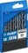ЗУБР ПРОФ-В, 13 шт, (1.5-6.5 мм), сталь Р6М5, класс В, набор сверл по металлу, Профессионал (29621-H13)