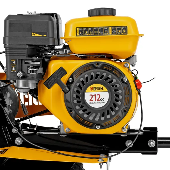 Мотоблок DPT-370S, 7 л.с., ремен.сцеп, фрез 3х4, ШОМ, передачи 3В/1Н Denzel