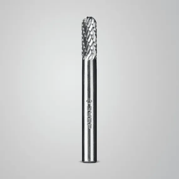 ЗУБР 6х16 мм, тип C (цилиндр со сферическим концом), хв-к 6 мм, твердосплавная борфреза, ПРОФЕССИОНАЛ (28802-6-16)