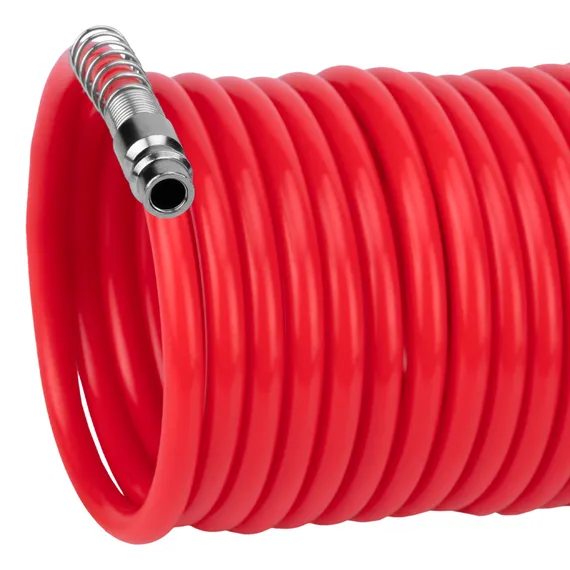 Шланг спиральный воздушный, 15 м, с быстросъемными соединениями Matrix