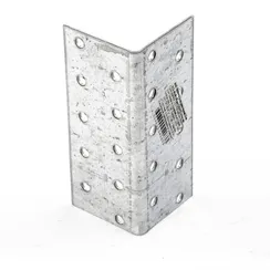 Крепежный уголок равносторонний 2 мм, KUR 40 x 40 x 100 мм Сибртех