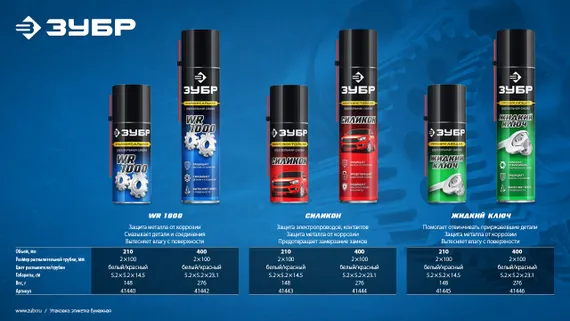 ЗУБР Жидкий ключ 400 мл, Проникающая аэрозольная смазка, ПРОФЕССИОНАЛ (41446)