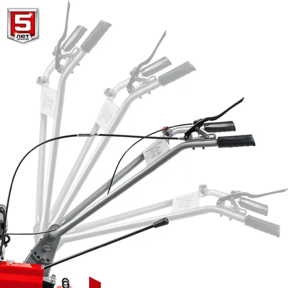 Мотоблок ЗУБР увеличенные колеса, 7 л.с. понижающая передача (МТБ-400 У)