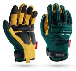 KRAFTOOL PANZER р.XL (10), профессиональные комбинированные перчатки, виброзащита, увеличенные противоударные накладки (11298-XL)