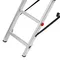 Лестница, 2 х 7 ступеней, алюминиевая, двухсекционная, Сибртех