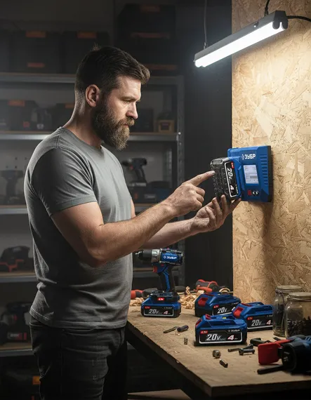 ЗУБР тестер для LMS АКБ 20В, ПРОФЕССИОНАЛ (TD-20)