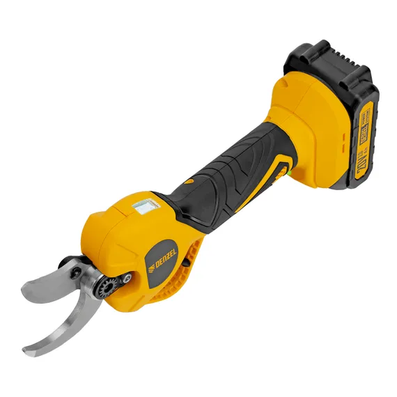 Секатор аккумуляторный, бесщет., CP-40BL, Li-Ion, 20 В, лезвия SK5 Denzel