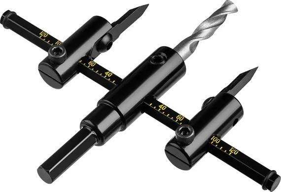 STAYER Балеринка, d 30-120 мм, двурезцовое, сверло по дереву регулируемое (2944)