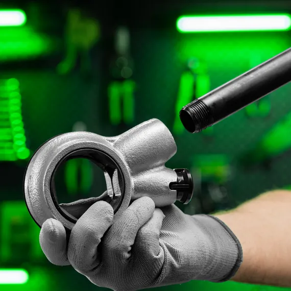 Трещотка для клуппов с удлинителем Сибртех