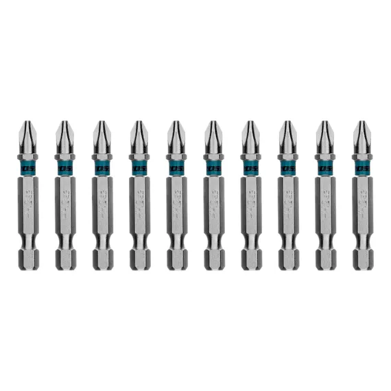 Бита PH2х50мм, сталь S2, шестигр., 10 шт. Gross