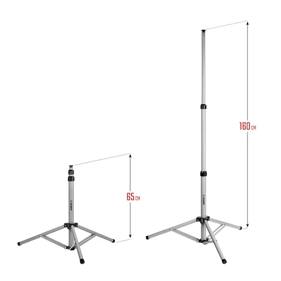 ЗУБР 1.6 м, телескопический штатив для прожектора, Профессионал (56930)