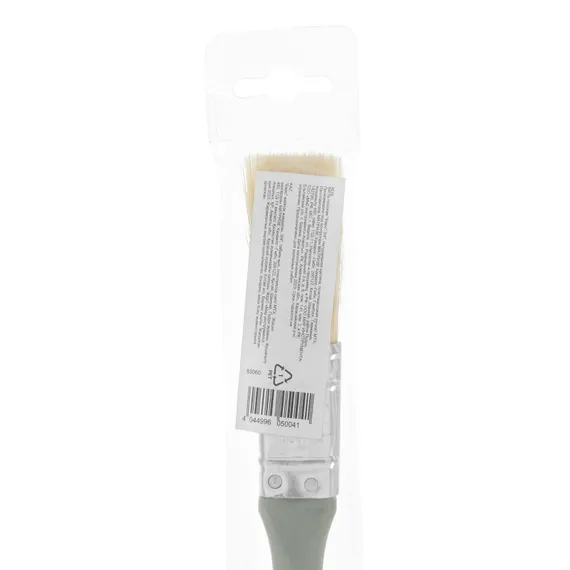 Кисть плоская "Евро" 3/4", натуральная щетина, пластмассовая ручка MTX