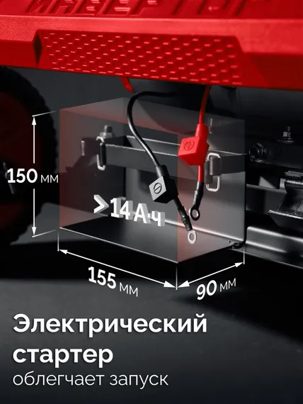 Инверторный генератор с электростартером и розеткой АВР ЗУБР 7500 Вт (СБИ-7500ЕА)