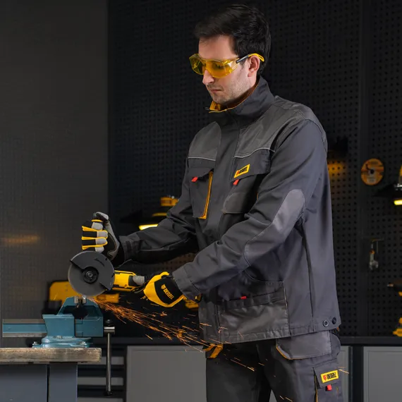 Куртка профессиональная рабочая, 65% полиэстер 35% хлопок, L Denzel