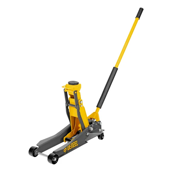 Домкрат гидравлический подкатной, 2/3 т, 98-770 мм, быстрый подъем, низ. подхват, проф, SUV Denzel