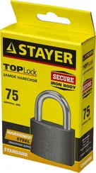 STAYER 75 мм, навесной замок (37160-75)