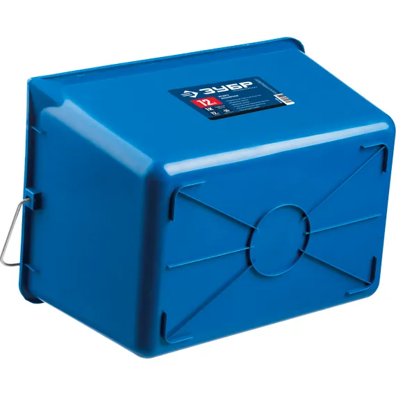 ЗУБР 12 л, высокопрочное, малярное пластиковое ведро, Профессионал (0609-12)