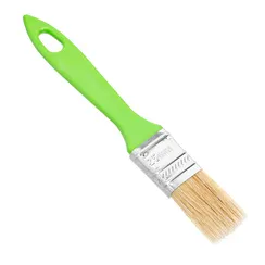 Кисть флейцевая, 25*8, натуральная щетина, пластиковая ручка, 10шт Сибртех