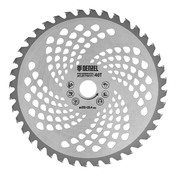 Триммер бензиновый DTL-43, 43 см3, неразъемная штанга, состоит из 2 частей Denzel