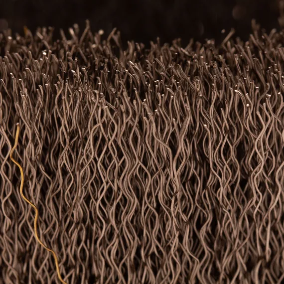 Щетка для УШМ, 100 мм, "Чашка", витая нержавеющая проволока 0.3 мм, М14 Denzel