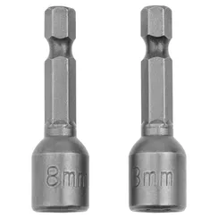 Биты с торцевыми головками 8 мм, 45 мм, 2 шт. Matrix