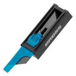 Лезвия, 19 мм, SK2 Black, трапециевидные, выдвижной пластиковый пенал, 10 шт. Gross