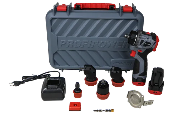Аккумуляторный бесщеточный шуруповерт Profipower Комби BL-161C E0249