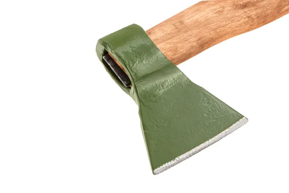 Топор кованный, в сборе, 600/850 г, деревянное топорище, 400 мм, Б1 Сибртех