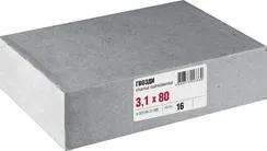 ЗУБР 80 x 3.1 мм, цинк, 16 шт, ершеные гвозди (4-305146-31-080)