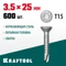 KRAFTOOL DS-C, 25 х 3.5 мм, А2, сверло, потайная головка, ТХ15, 600 шт, саморез нержавеющий (300932-35-025)