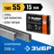 ЗУБР скобы тип 55 (90/C), 15 мм, калибр 18GA. 2500 шт. Профессионал (31855-15)