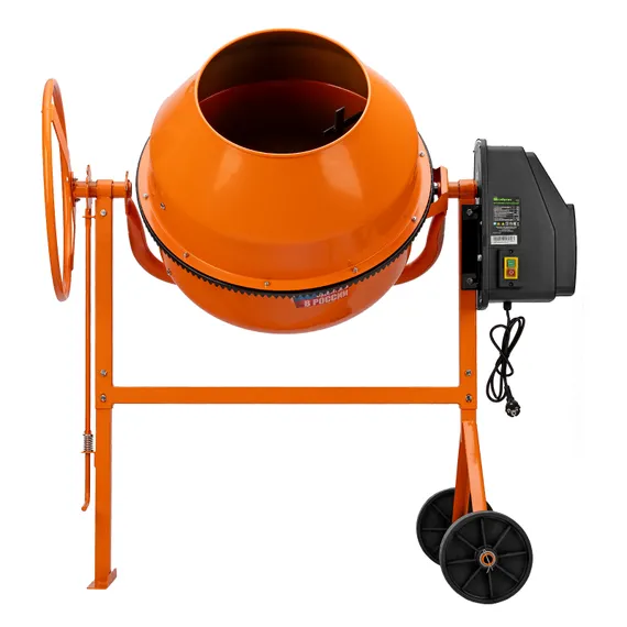 Бетоносмеситель БСЕ-180П, 180 л, 700 Вт, полиамидный венец Сибртех