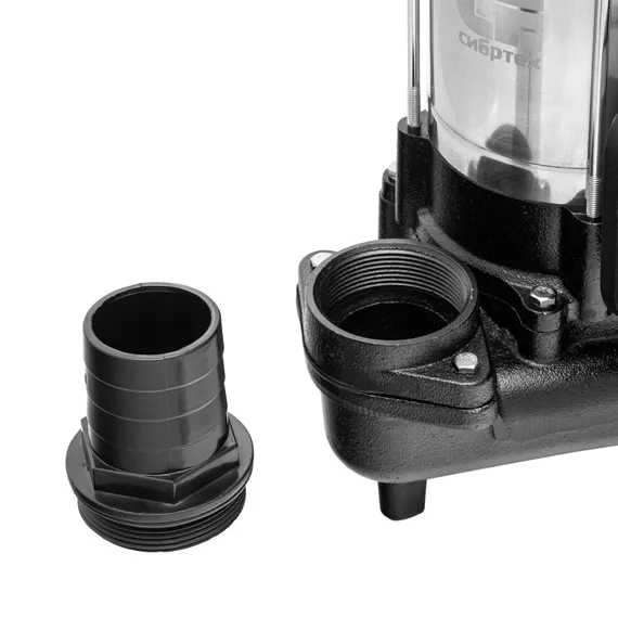 Фекальный насос СФН450, 450 Вт, напор 15 м, 21000 л/ч Сибртех